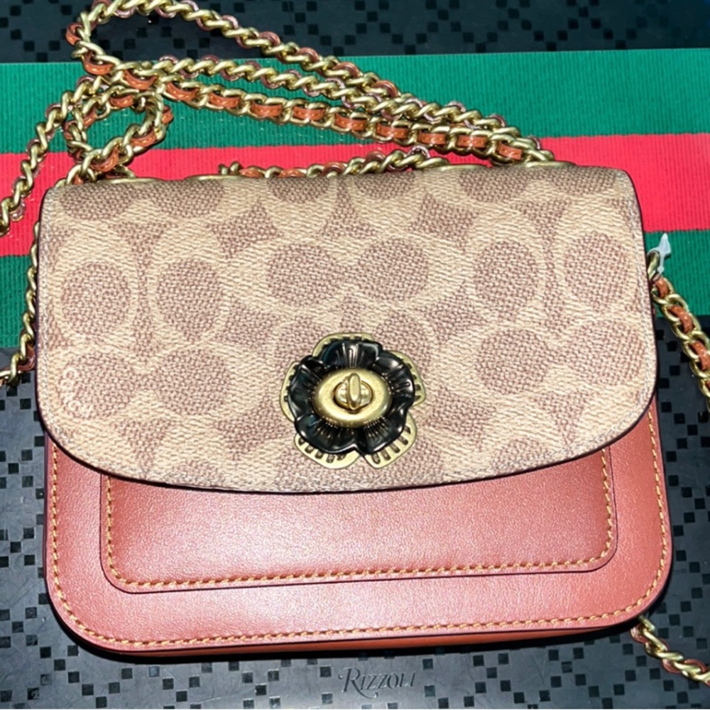 New With Tags Coach Madison Shoulder Bag in Signature Canvas